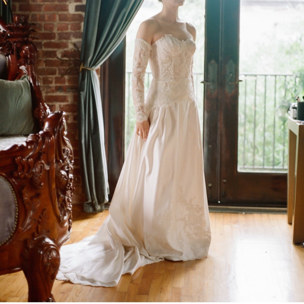 Custom Corset Top Bridal Gown Size 4